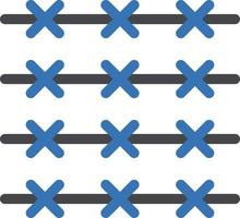 border wire vector illustration on a background.Premium quality symbols. vector icons for concept and graphic design.