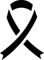 cancer ribbon vector illustration on a background.Premium quality symbols.vector icons for concept and graphic design.