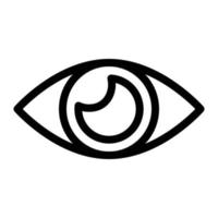 ilustración de vector de ojo en un fondo. símbolos de calidad premium. iconos vectoriales para concepto y diseño gráfico.