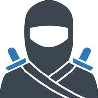 ninja vector illustration on a background.Premium quality symbols.vector icons for concept and graphic design.