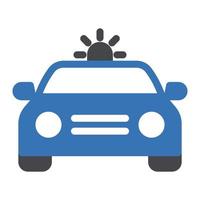 police car vector illustration on a background.Premium quality symbols.vector icons for concept and graphic design.