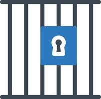 jail vector illustration on a background.Premium quality symbols.vector icons for concept and graphic design.