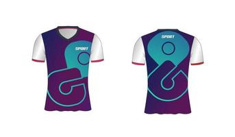 jersey es un diseño de camiseta deportiva mala para el equipo de fútbol, baloncesto y voleibol vector