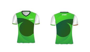 jersey es un diseño de camiseta deportiva mala para el equipo de fútbol, baloncesto y voleibol vector