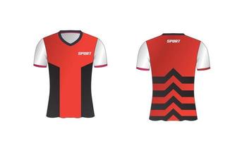 jersey es un diseño de camiseta deportiva mala para el equipo de fútbol, baloncesto y voleibol vector