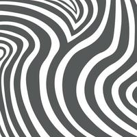 Gray wavy lines on white background - Vector