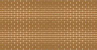 Panoramic background texture smooth red brickwork - Vector