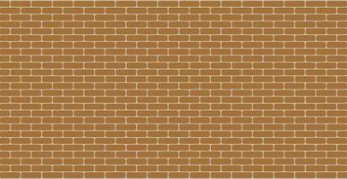 Panoramic background texture smooth red brickwork - Vector