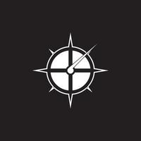 Compass icon and symbol vector template