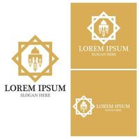 Mosque icon and symbol vector template