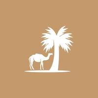 Ilustración de vector de icono de camello