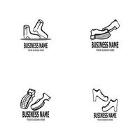 Shoes icon and symbol vector template