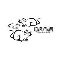 Rat icon and symbol vector illustration