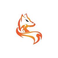 Fox vector illustration icon and symbol