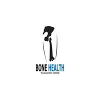 Bone health logo vector illustration