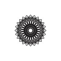 Mandala logo design vector illustration