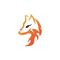 Fox vector illustration icon and symbol