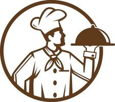 logotipo de maestro de cocina vector