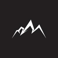 Mountain icon logo template  illustration vector