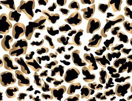 Predatory leopard print. Stylized abstract texture of stains. Vector illustration