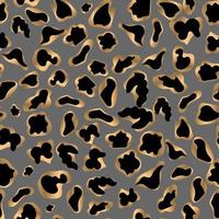 Leopard texture of abstract spots. Seamless texture, vector illustration, eps 10