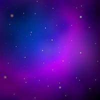 Abstract space texture with bright stars vector