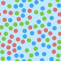 Polka Dots Seamless Texture. seamless pattern with color circles. vector