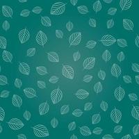 Seamless texture of simple leaves vector