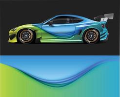 gráficos vectoriales para vehículos deportivos con envoltura de vinilo