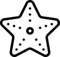 ilustración vectorial de estrellas de mar en un fondo. símbolos de calidad premium. iconos vectoriales para concepto y diseño gráfico. vector