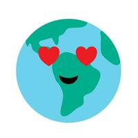 Earth Day globe vector, an important day of the worldwide nature conservation parade. vector