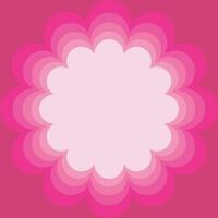 seamless background with pink floral graphics vector