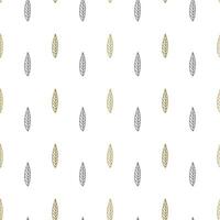 seamless background with leaf pattern vector