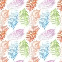 seamless background with leaf pattern vector