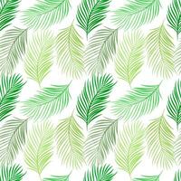 seamless background with leaf pattern vector