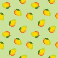 fondo transparente de vector de mango sobre fondo verde claro