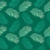 seamless background with leaf pattern vector