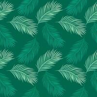 seamless background with leaf pattern vector