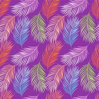 seamless background with leaf pattern vector