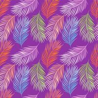 seamless background with leaf pattern vector