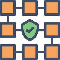 protect vector illustration on a background.Premium quality symbols.vector icons for concept and graphic design.