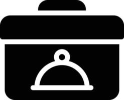 ilustración de vector de caja de comida en un fondo. símbolos de calidad premium. iconos vectoriales para concepto y diseño gráfico.