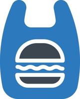 burger vector illustration on a background.Premium quality symbols.vector icons for concept and graphic design.