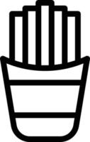fries vector illustration on a background.Premium quality symbols.vector icons for concept and graphic design.