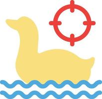 duck target vector illustration on a background.Premium quality symbols.vector icons for concept and graphic design.