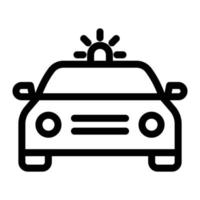 police car vector illustration on a background.Premium quality symbols.vector icons for concept and graphic design.