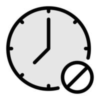 ilustración de vector de bloque de tiempo en un fondo. símbolos de calidad premium. iconos vectoriales para concepto y diseño gráfico.