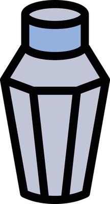 shaker bottle vector illustration on a background.Premium quality symbols.vector icons for concept and graphic design.