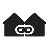 house attach vector illustration on a background.Premium quality symbols.vector icons for concept and graphic design.