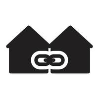 house attach vector illustration on a background.Premium quality symbols.vector icons for concept and graphic design.